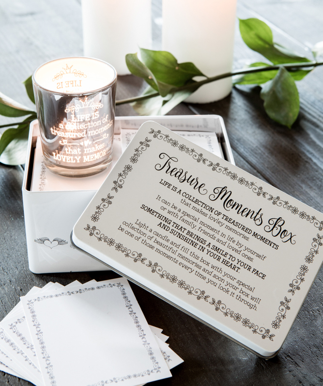 Treasure Moments Box från Majas lyktor säljs till förmån för Barncancerfonden